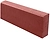 Бордюр вибропрессованый красный 50х20х8 см