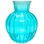 Ваза Прозрачная лазурь D90 H195