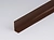 Профиль ПВХ PALLADIUM: угол арочный коричневый