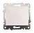 Выключатель СП 1-клавишный LUMINA без индикатора белый