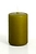 Свеча EVIS Столбик парафиновая цилиндрическая оливковая Н 80 мм
