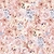 Виниловые обои AnturAGe Fiore 168462-15 1,06x10,05 м розово-персиковые