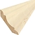 Напольный плинтус Timber&Style хвоя Классика 2400х60x12 мм