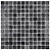 Стеклянная мозаика VIDREPUR Antislip черная 31,7х31,7 см