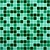Стеклянная мозаика зеленая 32,7х32,7 см