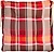 Подушка для мебели XENON Red chequered 46х46 см