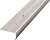 Уголок ЛУКА ПУ 06 1800.106 ясень белый алюминий 1800х40 мм