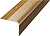 Уголок ЛУКА ПУ 02 900.084 Дуб универсал алюминий 900х54 мм