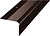 Уголок ЛУКА ПУ 02 900.095 дуб венге алюминий 900х54 мм