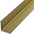 Уголок равнополочный ЛУКА бронза 2000х15х1 мм