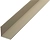 Уголок равнополочный ЛУКА шампань 2000х20х1 мм