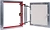 Люк ревизионный 300х300 мм под плитку алюминиевый Практика
