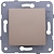 Переключатель Panasonic Karre Plus 1 клавишный с индикацией бронза