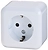 Розетка OBI 391037 белая