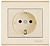 Розетка Makel Manolya 41001028 кремовая