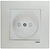 Розетка Viko Novella без заземления белая