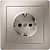 Розетка OBI MARIBO 311617 серебро