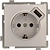 Розетка OBI MARIBO 311619 серебро
