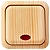 Переключатель WOOD 311744 1 клавиша с индикатором светлый клен