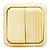 Выключатель WOOD 311735 2 клавиши серийный дуб