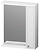 Шкаф зеркальный навесной RedBlu by Damixa Palace One 60 см МДФ белый