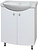 Тумба напольная под раковину RUNO Милано 65 71,5х61,6 см МДФ белая