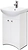 Тумба напольная под раковину SANITA АТТИКА 75х45 см МДФ белая