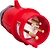 Вилка сетевая IEK ССИ-015 200 В 16 А красная