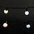 Гирлянда с насадками Шарики 70 LED разноцветная 10 м