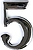 Цифра "5" самоклеящаяся Larvij 45х30 мм цинк