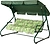 Качели садовые Удачная мебель Манила зеленый 225х138 см