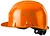 Каска защитная ИСТОК с реечным механизмом оранжевая