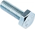 Болт DIN 933 Стройбат шестигранный М10х35 мм 2 шт