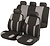 Комплект чехлов на сидения автомобиля OBI Active черно-серый