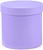 Подарочная коробка круглая сиреневая 20х20 см