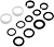 Набор уплотнительных колец для смесителя MasterProf резина 12 шт