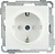 Розетка IEK BOLERO РС14-1-0-Б белый