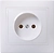Розетка IEK КВАРТА РС10-2-КБ белый