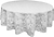 Скатерть Towa Flower белая ПВХ 177 см