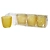 Подсвечник Marilu желтый 7,5 см 4 шт