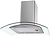 Кухонная вытяжка MAUNFELD Ancona PlusA 50 нержавеющая сталь\прозрачное стекло