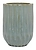 Горшок керамика "Глазурь" серый D22 H30