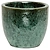Горшок керамика "Глазурь" салатовый D20 H17