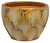 Горшок керамика "Глазурь" бежевый D34,5 H25,5