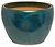 Горшок керамика "Глазурь" синий D42,5 H30