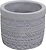 Горшок с Суккулентом серый цемент-2 D7 H6