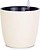 Горшок пластиковый автополив кремовый D20 H21
