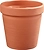 Кашпо со встроенным дренажем ТЕРРА карамель D13 H12,8