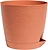 Кашпо с поддоном БЛЮЗ карамель D14 H13