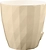 Кашпо со встроенным дренажем СОЛО"RUBY" кремовый D16,5 H16